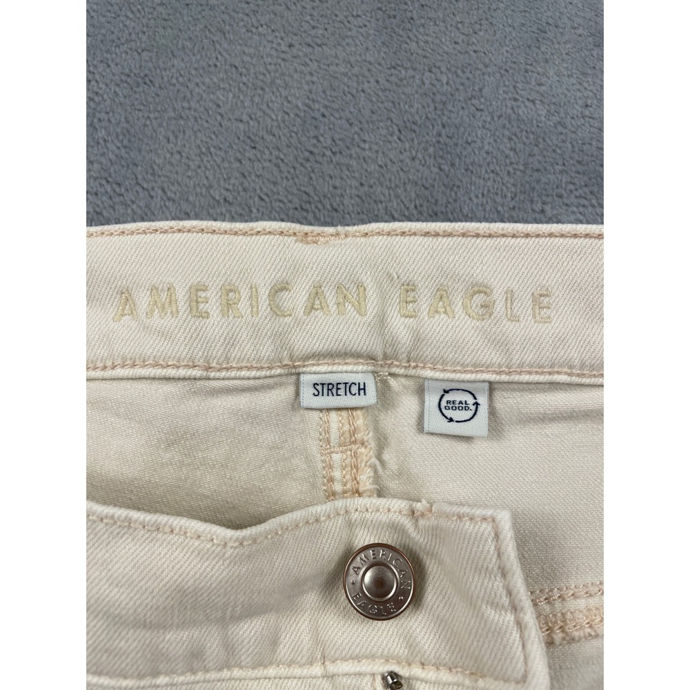 American Eagle Outfitters Wide Leg Jeans - Cream - Picture 5 of 16